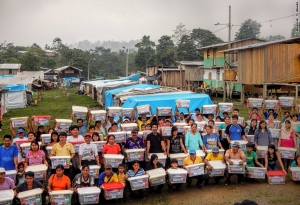Beneficiaries Ecuador Relief Materials